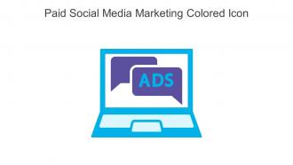 Paid Social Media Marketing Colored Icon In Powerpoint Pptx Png And Editable Eps Format