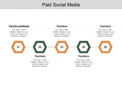 Paid social media ppt powerpoint presentation infographics infographic template cpb