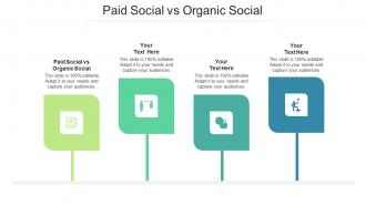 Paid social vs organic social ppt powerpoint presentation portfolio designs download cpb