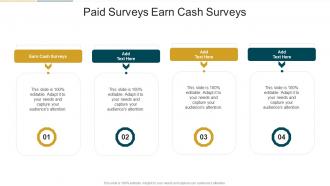 Paid Surveys Earn Cash Surveys In Powerpoint And Google Slides Cpb