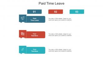 Paid time leave ppt powerpoint presentation gallery icons cpb