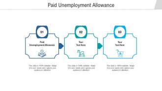 Paid unemployment allowance ppt powerpoint presentation ideas guide cpb