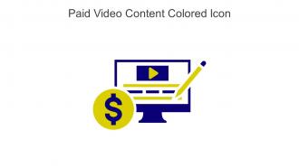 Paid Video Content Colored Icon In Powerpoint Pptx Png And Editable Eps Format