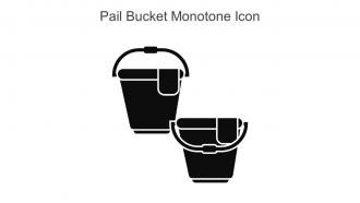 Pail Bucket Monotone Icon In Powerpoint Pptx Png And Editable Eps Format