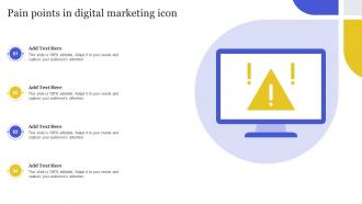 Pain Points In Digital Marketing Icon
