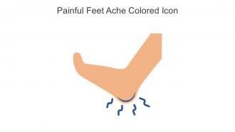 Painful Feet Ache Colored Icon In Powerpoint Pptx Png And Editable Eps Format