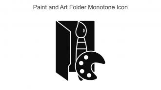 Paint And Art Folder Monotone Icon In Powerpoint Pptx Png And Editable Eps Format