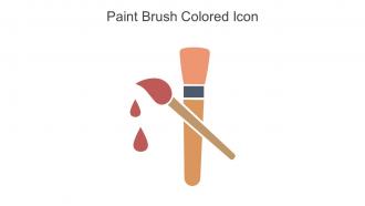 Paint Brush Colored Icon In Powerpoint Pptx Png And Editable Eps Format