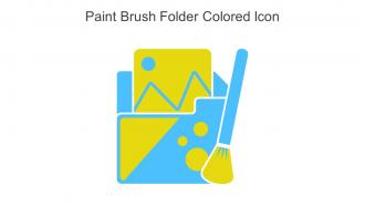 Paint Brush Folder Colored Icon In Powerpoint Pptx Png And Editable Eps Format