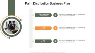 Paint Distribution Business Plan In Powerpoint And Google Slides Cpb