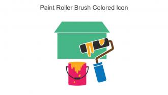 Paint Roller Brush Colored Icon In Powerpoint Pptx Png And Editable Eps Format