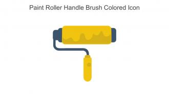 Paint Roller Handle Brush Colored Icon In Powerpoint Pptx Png And Editable Eps Format