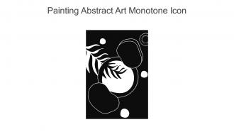 Painting Abstract Art Monotone Icon In Powerpoint Pptx Png And Editable Eps Format
