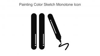 Painting Color Sketch Monotone Icon In Powerpoint Pptx Png And Editable Eps Format
