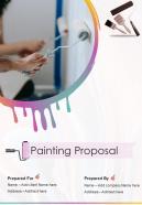 Painting proposal example document report doc pdf ppt