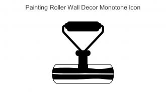 Painting Roller Wall Decor Monotone Icon In Powerpoint Pptx Png And Editable Eps Format