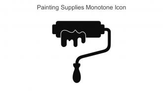 Painting Supplies Monotone Icon In Powerpoint Pptx Png And Editable Eps Format