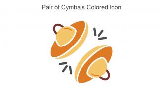 Pair Of Cymbals Colored Icon In Powerpoint Pptx Png And Editable Eps Format