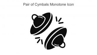 Pair Of Cymbals Monotone Icon In Powerpoint Pptx Png And Editable Eps Format