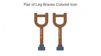 Pair Of Leg Braces Colored Icon In Powerpoint Pptx Png And Editable Eps Format