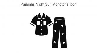 Pajamas Night Suit Monotone Icon In Powerpoint Pptx Png And Editable Eps Format