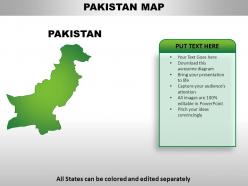 Pakistan country powerpoint maps