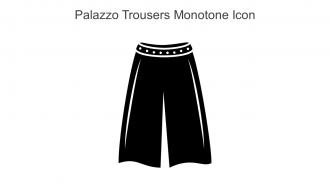 Palazzo Trousers Monotone Icon In Powerpoint Pptx Png And Editable Eps Format