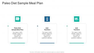 Paleo Diet Sample Meal Plan In Powerpoint And Google Slides Cpb