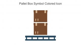 Pallet Box Symbol Colored Icon In Powerpoint Pptx Png And Editable Eps Format