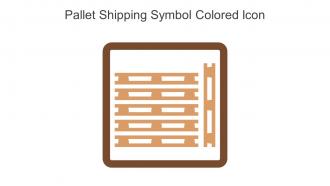 Pallet Shipping Symbol Colored Icon In Powerpoint Pptx Png And Editable Eps Format