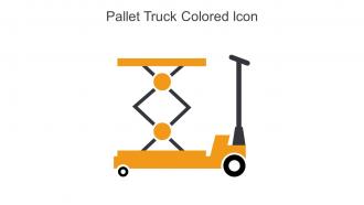 Pallet Truck Colored Icon In Powerpoint Pptx Png And Editable Eps Format