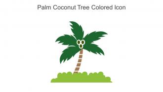 Palm Coconut Tree Colored Icon In Powerpoint Pptx Png And Editable Eps Format