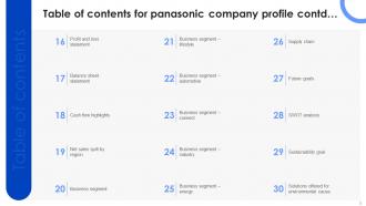 Panasonic Company Profile Powerpoint Presentation Slides CP CD Captivating Pre-designed