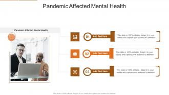 Pandemic Affected Mental Health In Powerpoint And Google Slides Cpb