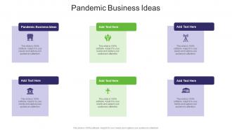 Pandemic Business Ideas In Powerpoint And Google Slides Cpb