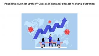 Pandemic Business Strategy Crisis Management Remote Working Illustration
