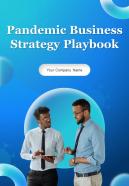 Pandemic Business Strategy Playbook Report Sample Example Document
