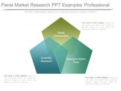 Panel Market Research Ppt Examples Professional