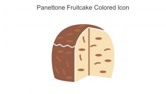 Panettone Fruitcake Colored Icon In Powerpoint Pptx Png And Editable Eps Format