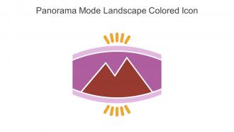 Panorama Mode Landscape Colored Icon In Powerpoint Pptx Png And Editable Eps Format