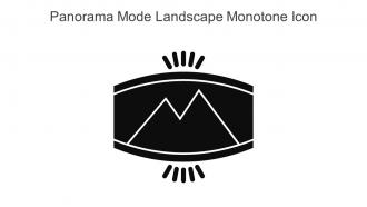 Panorama Mode Landscape Monotone Icon In Powerpoint Pptx Png And Editable Eps Format