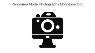 Panorama Mode Photography Monotone Icon In Powerpoint Pptx Png And Editable Eps Format