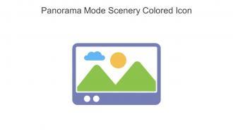 Panorama Mode Scenery Colored Icon In Powerpoint Pptx Png And Editable Eps Format