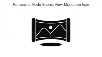 Panorama Mode Scenic View Monotone Icon In Powerpoint Pptx Png And Editable Eps Format
