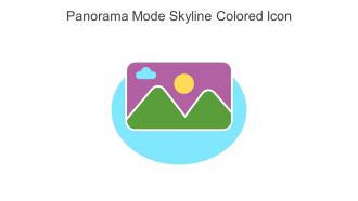Panorama Mode Skyline Colored Icon In Powerpoint Pptx Png And Editable Eps Format