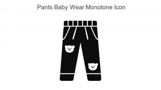 Pants Baby Wear Monotone Icon In Powerpoint Pptx Png And Editable Eps Format