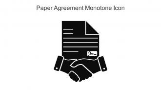 Paper Agreement Monotone Icon In Powerpoint Pptx Png And Editable Eps Format