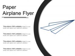 Paper airplane flyer