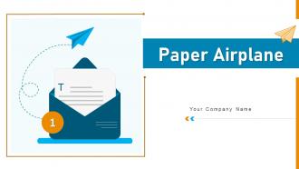 Paper Airplane Powerpoint Ppt Template Bundles