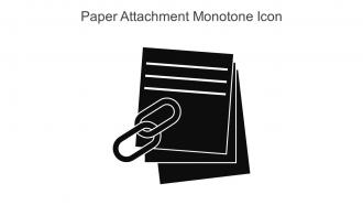 Paper Attachment Monotone Icon In Powerpoint Pptx Png And Editable Eps Format